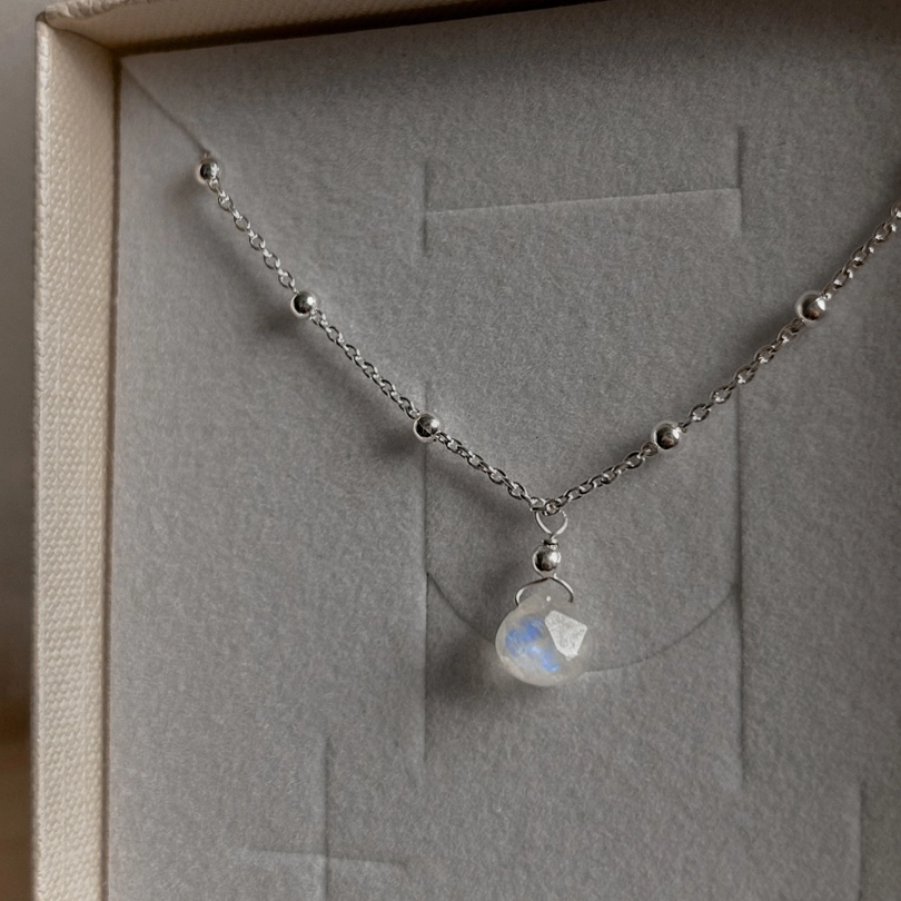 collana goccia - Pietra di Luna
